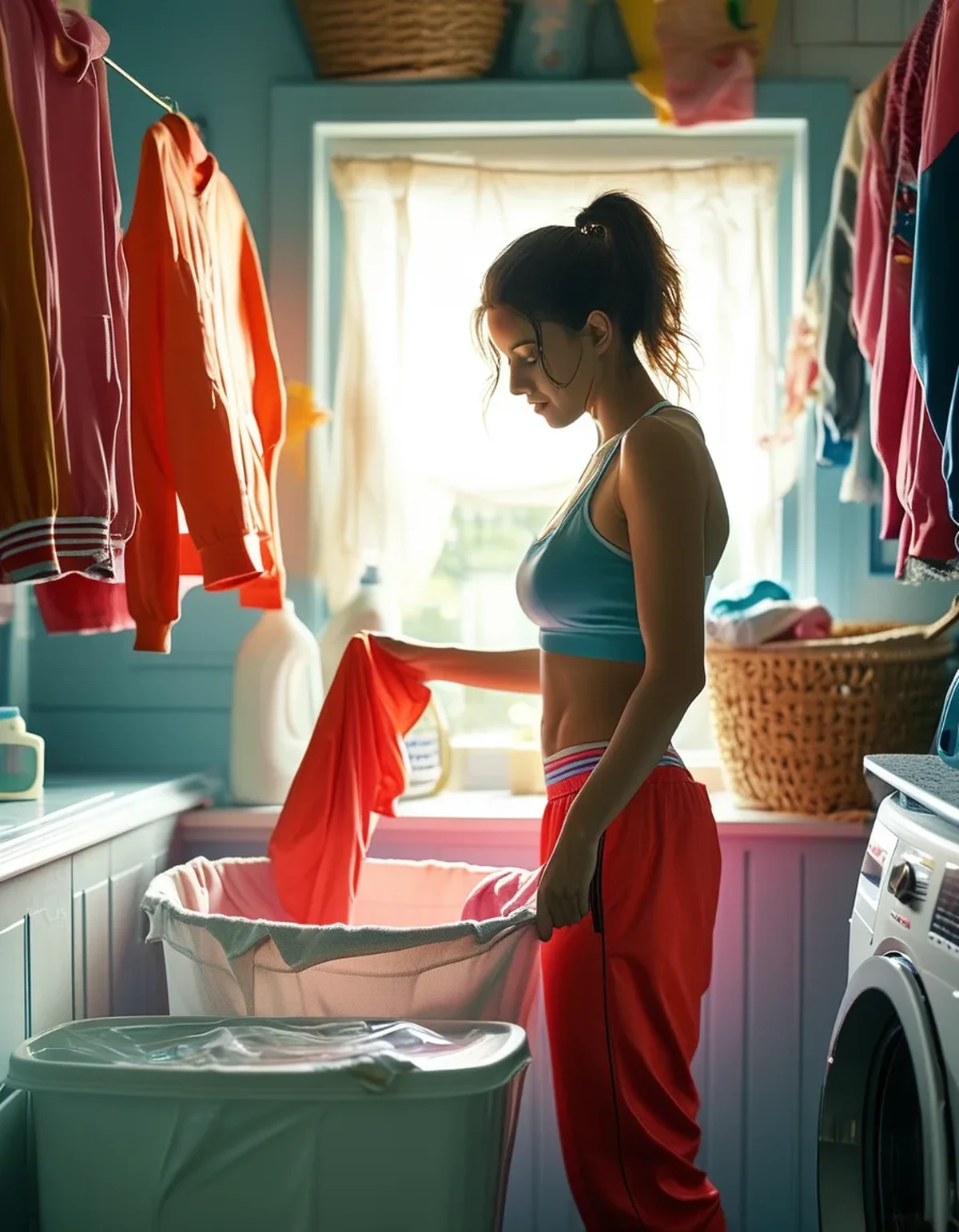 The Lazy Girl Activewear Laundry System That Actually Prevents Smell